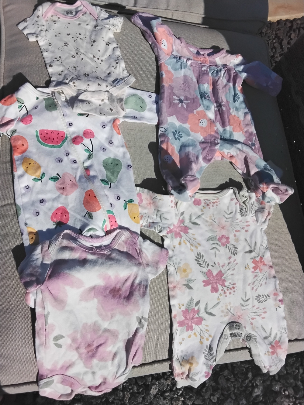Baby Floral & Pastel New Born Bundle - Pink & White